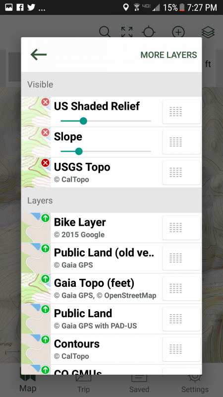 Gaia GPS app