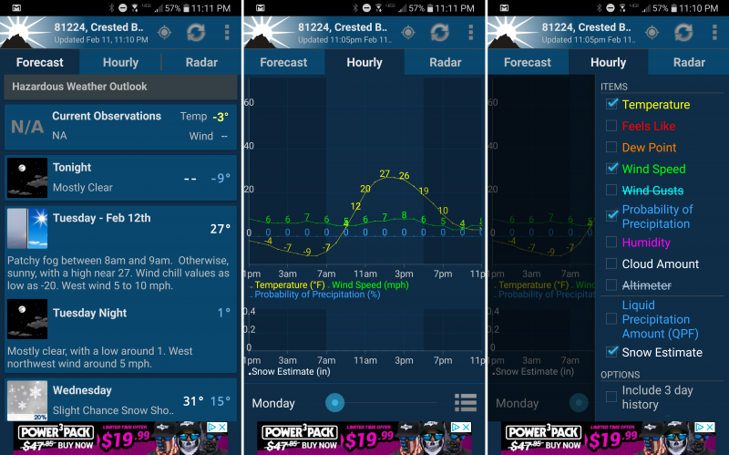 NOAA Weather Unofficial mobile app