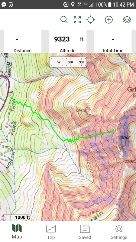 Gaia GPS mobile app