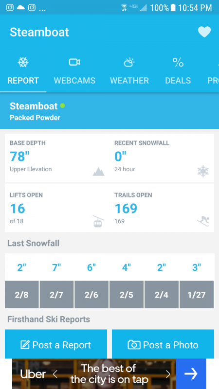 OnTheSnow mobile app