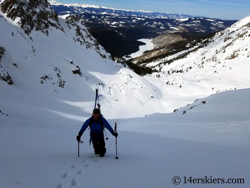 backcountry skiing Mount Powell