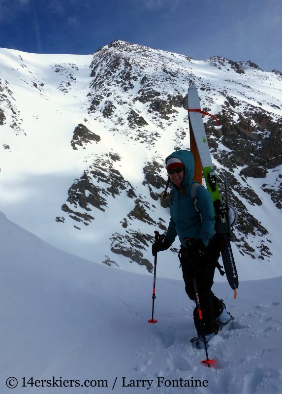 backcountry skiing Mount Powell