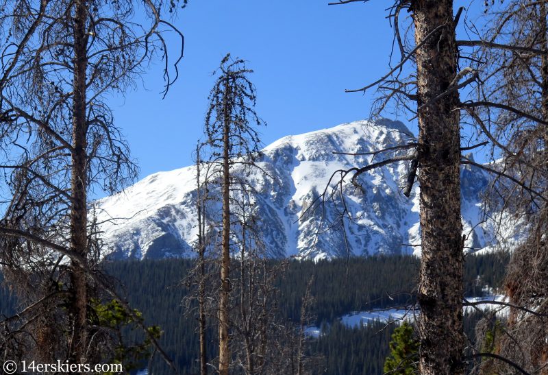 Backcountry ski Rain Peak