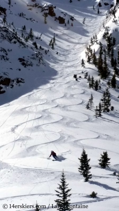 backcountry skiing in the Powder Factory