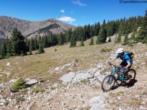TR:  Mountain Biking McIntyre to Alder to Fossil Ridge