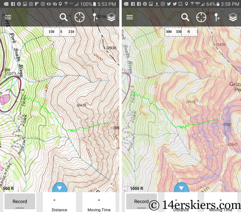 backcountry gps tracks